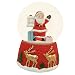 Lightahead Santa Checking his List Christmas Musical Snow Globe Water Ball with Music Playing (Santa)