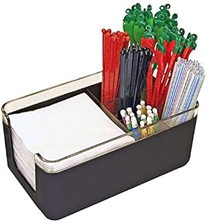 Napkin Holder Plastic Deluxe Black, 9.75"Length x 6" width x 4.25" height BR0002