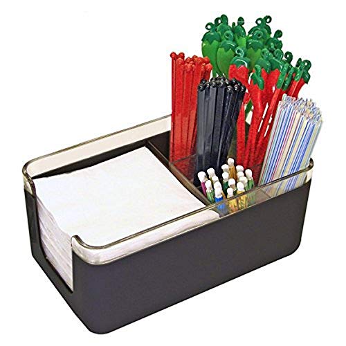 Napkin Holder Plastic Deluxe Black, 9.75"Length x 6" width x 4.25" height BR0002