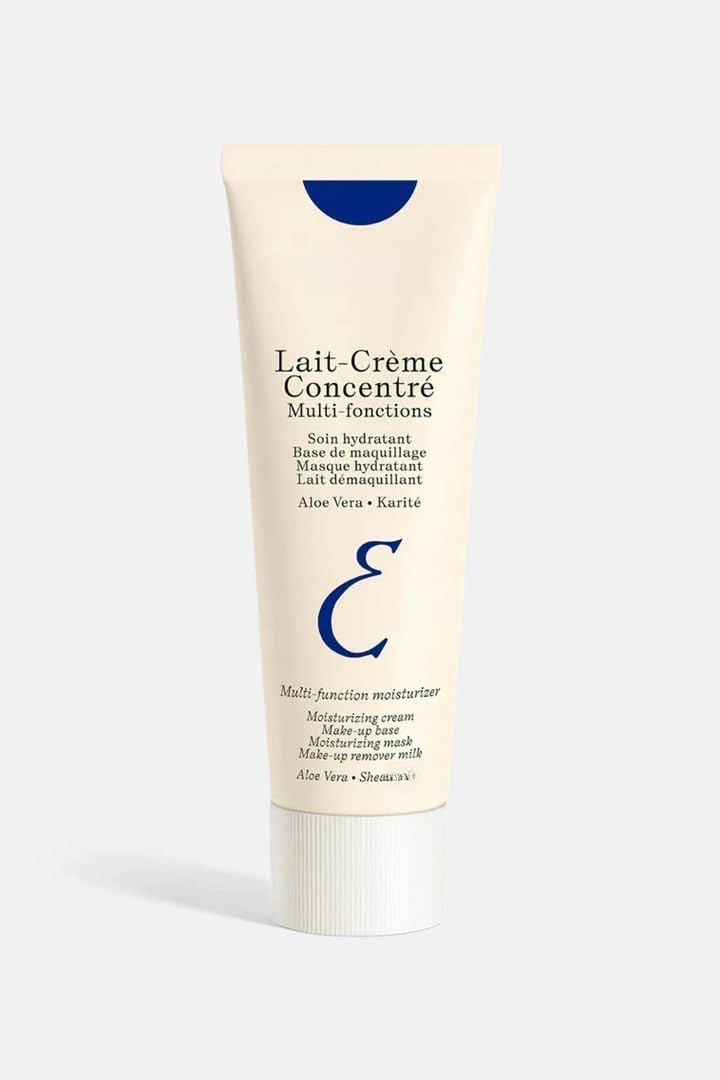 Lait-Creme Concentre Multi-Function Moisturizer, 3 in 1 Multi-Function Moisturizing Primer| Make-up Base| Moisturizing Mask| Make-up Remover Milk for Nourishes and Repairs the Skin / 75ml-image-0
