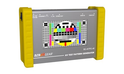 BZBGEAR 1080P FHD/4K UHD HDMI 2.0 18Gbps Video Test Pattern Generator/Tester and Analyzer with Ethernet - BG-AVTPG-4K