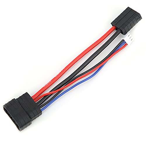 Męski samic złącza adapter ładowarki kabel ładowarki RC płaszczyzna samochodu 234S Wtyczki litowe Bilans Czarny 14,7 cm