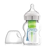 dr. brown's biberón cristal boca ancha 270 ml El biberón de cristal Options+ de Dr. Brown´s está diseñado para mantener los niveles de vitaminas A, C y E evitando su oxidación.