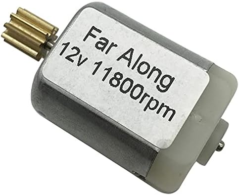 12V Micro DC High Speed Motors 11800RPM With Gear M0.7*9 Teeth For Car Rearview Mirror Central Control Lock Car Door Lock Motor - (Speed(RPM): 2 PCS)