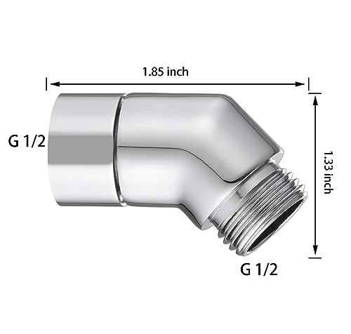 Moollyfox 2 Adattatori per Doccetta 135 Gradi