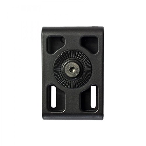 Concealed Carry Belt Clip Holster Attachment for all Paddle Holsters and Magazine pouches Black