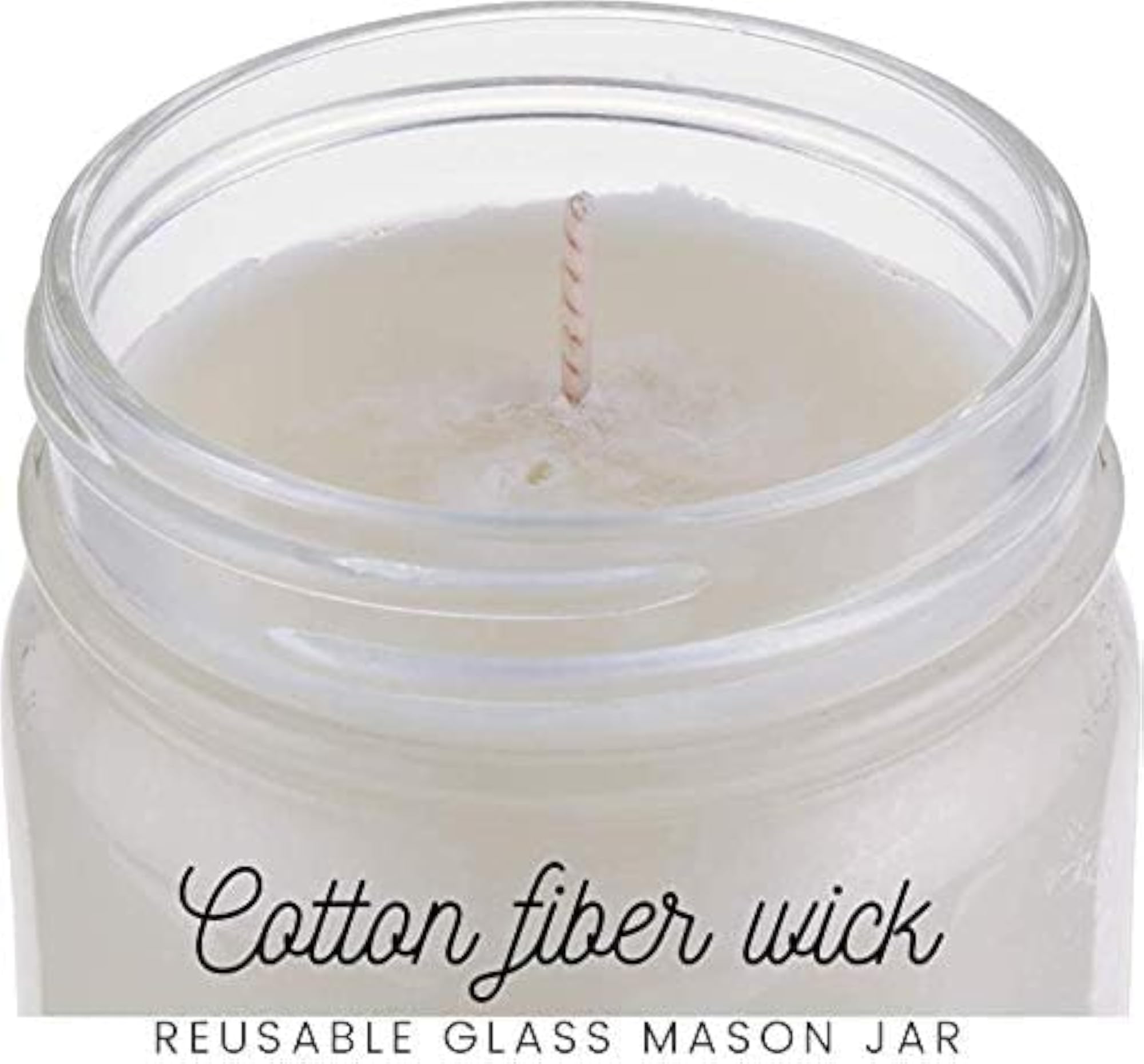 Nika's Vanilla Bean 12oz Mason Jar Soy Candles - 2 Pack