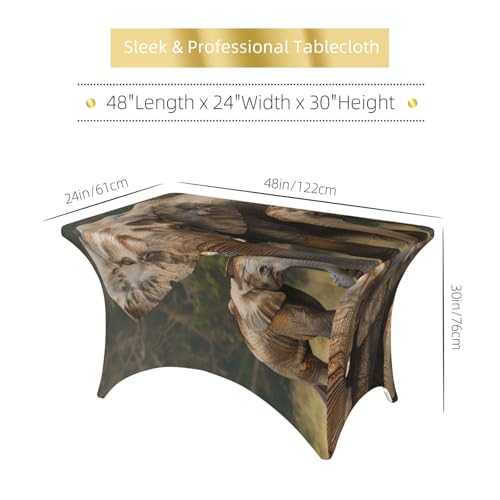 Nappe lavable éléphant extensible de 1,2 m avec contour élastique renforcé - 6