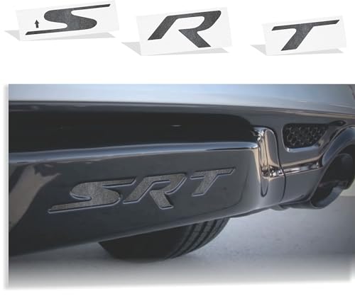 Reflective Concepts SRT Hitch Bezel Inlay Decal fits 2012-2021 Jeep Grand Cherokee SRT - (Color: Dark Charcoal Metallic)
