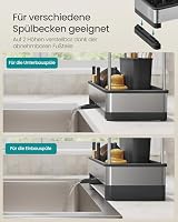 SONGMICS Spülbecken-Organizer, Küchen-Organizer mit Schwammhalter – Ansicht 7