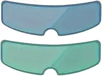 Película Antiembaçante para Capacete de Moto – Lente HD à Prova de Chuva, Proteção Total para Visor, Evita Embaçamento, Compatível com Todos os Capacetes