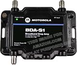 Motorola Signal Booster BDA-S1 1-Port Cable Modem TV HDTV Amplifier