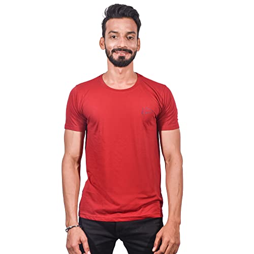 Image of Men Slim Fit Cotton T-Shirts Half Sleeve with Three Different Colors Combo Pack of 3