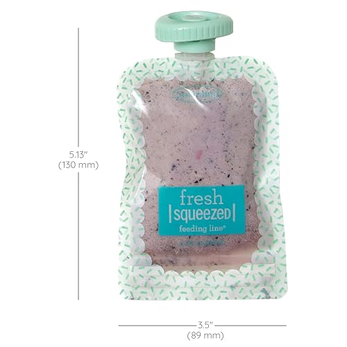 Image of Infantino Reusable Baby Food Pouches, 25-Pack, 3.5oz Storage Bags