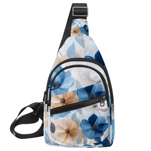 Mochila cruzada multicolor con correa ajustable riñonera para correr y viajar