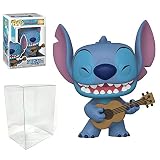 Funko Pop! Disney: Lilo & Stitch - Stitch with Ukelele Bundled with Pop Box Protector Case