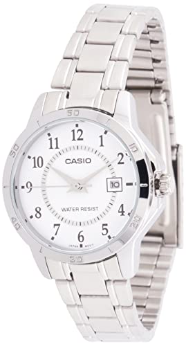Stainless Steel Analog Watch for Women – Casio LTP-V004D-7BUDF