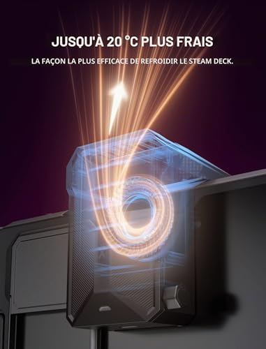 Coque Modulaire Steam Deck avec Support Métallique et Kit Refroidissant PC0104 - 4