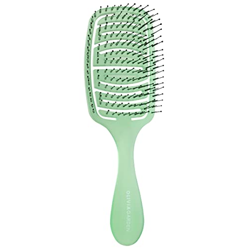 Cepillo Olivia Garden iDetangle Pride ventilado para peinar pelo medio mojado 2
