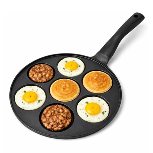Imagen de joeji's Kitchen Sarten Tortitas Crepes de 7 Agujeros 26