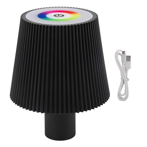 Ausla Lámpara de Botella LED RGB, Luz de Mesa Inalámbrica de Aluminio Incondicional con Sensor Táctil para Bar de Restaurantes de Patio Caseros, Apto para Bocas de Botella de Vino de 3