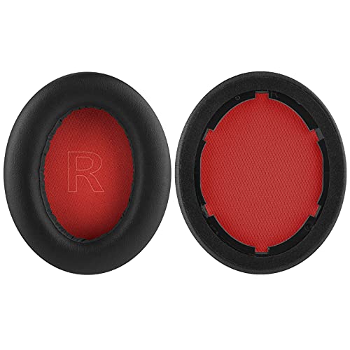 Almohadillas de Repuesto para Auriculares Geekria Compatibles con Anker Soundcore Life Q10, Life Q10BT, Life 2 NEO BT, Almohadillas (Negro/Rojo) miniatura 3