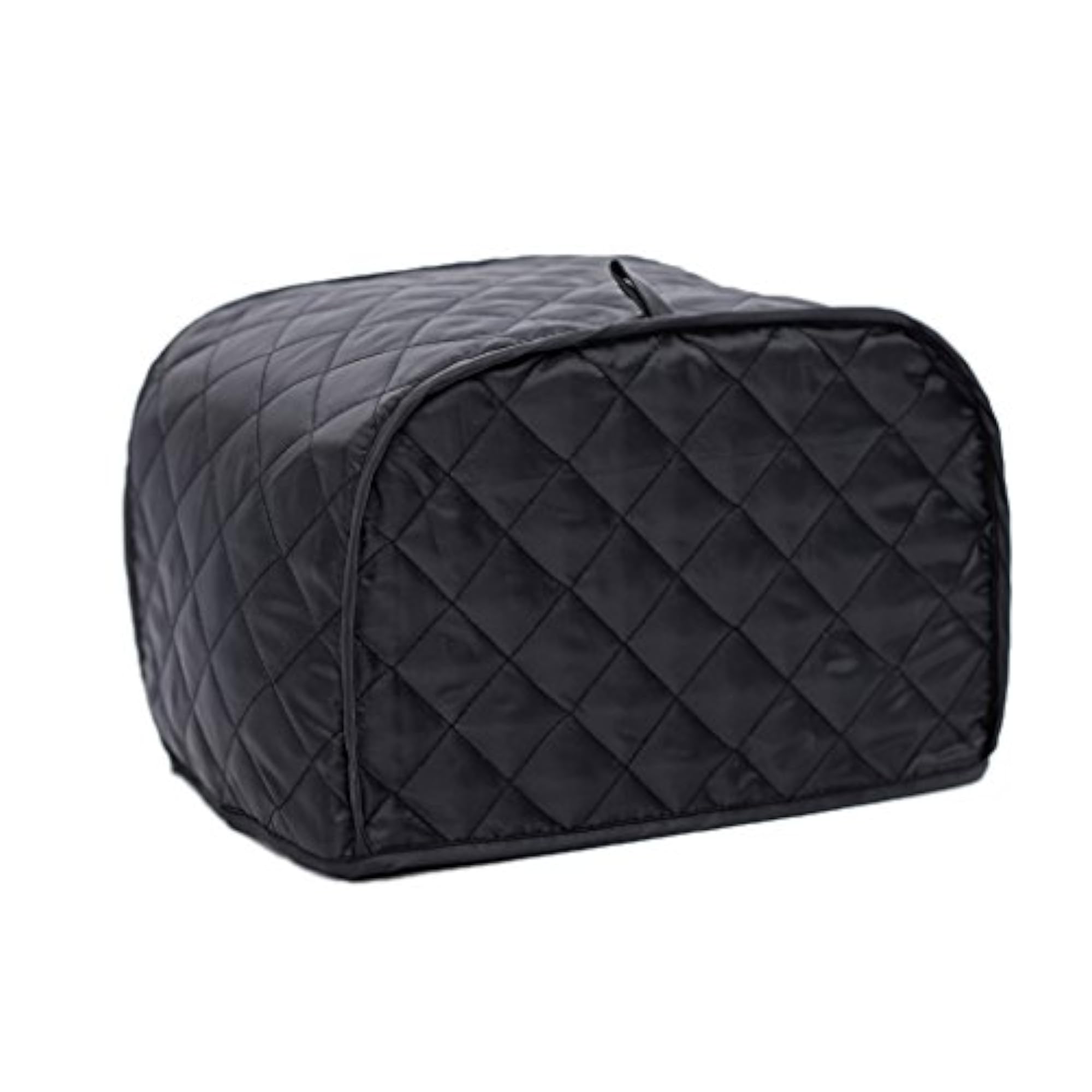 2pcs Black Grid Toaster Cover Bakeware Cover Dust-Proof Kitchen Tool