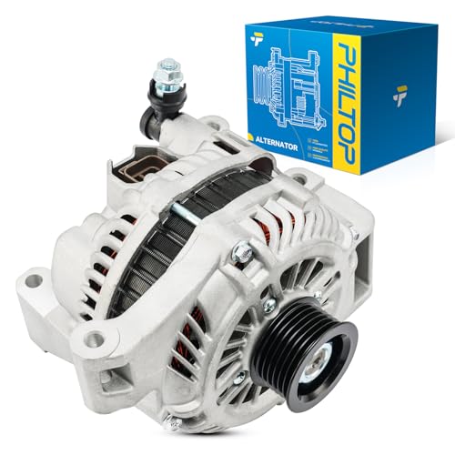Image of PHILTOP 11008N New Alternator Fit for 2004-2009 Mazda 3 Naturally Aspirated, 2006-2007 Mazda 5, 90Amp High Output Replace A3TG1391A 90273308 11008