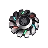 YIJO Fidget Spinners, Metal Fidget Toys, Silver Fidget Spinners for Kids and Adults Named Shadow Silver Could Glow in The Dark