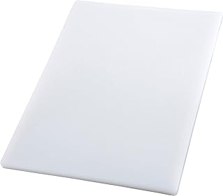 Soro Essentials- 18” x 24” x 3/4” Cutting Board for Kitchen White Color Plastic - Color Coded Chopping Board Cutting Board Non-Slip Surface Dishwasher Safe for Meat Vegetables Kitchen Home Restaurant