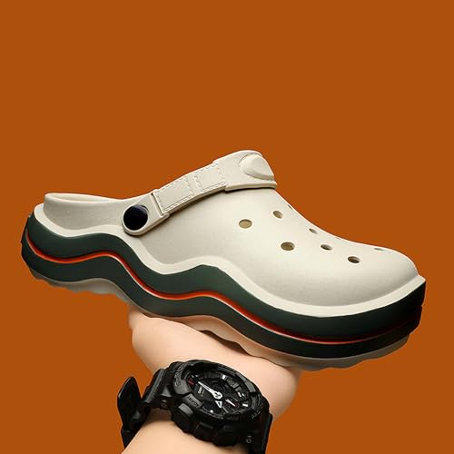 Men's Sports Sandals Women's Clogs Garden Shoes Adjustable Two Wear Mule Slippers Anti-Slip Quick-Drying Beach Shoes, Breathable and Comfortable4