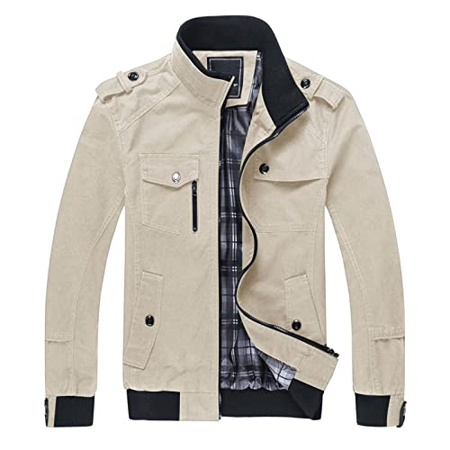 Veste d'hiver homme kaki XXXXXL avec poche camouflage