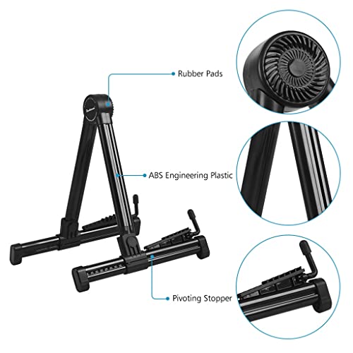 JHHDP Support de guitare électrique universel pliable pour basse électrique et acoustique Cadre en A Accessoires de… - Les Beatles, Paul McCartney, John Lennon, RIngo Starr, George Harrison JHHDP Support de guitare électrique universel pliable pour basse électrique et acoustique Cadre en A Accessoires de… – Image 4