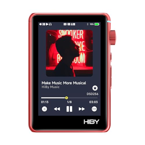 HiBy R3 II 2025 Hi-Res Audio Player - Dual DAC Chips, MQA Decoding, Qobuz/Tidal Player with Bluetooth 5.1, 3.5mm SE/4.4mm BAL Ports | Up to 2TB Expandable Storage