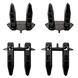 4pcs Front Bumper Upper Panel Retainer Clip OE 53145-42010, 5314542010 Compatible with Toyota RAV4 2001-2005 KK
