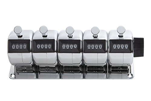 Keson KDT5M Multi-Counter Tally Meter, 5 Piece