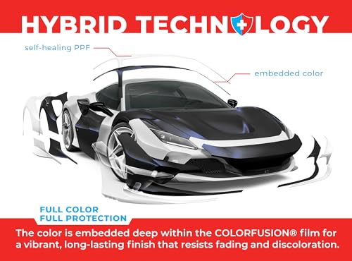Image of ColorFusion PPF by VViViD, Matte Stealth Cosmic Blue Dry Apply PPF Vinyl Car Wrap Roll 60ft x 5ft