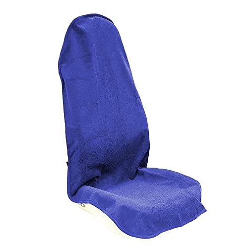 Image of Car Seat Cover Protector Front Seats,for Gym Workout,Running,Swimming,Beach and Hiking,Waterproof Sweat Towel Bucket Seat Covers for Cars SUV Trucks (Blue, 1Pcs)