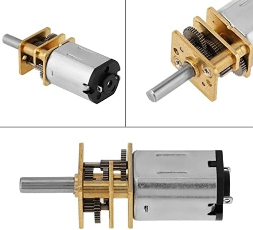 Mini High Torque 6V 50/100/ 150/200/ 300RPM with Metal Gearbox Replacement N20 for RC Car, Robot Model, DIY Engine Toys