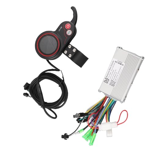 Tbest Controller, Bürstenloser Motorregler Brushless Motor Controller Geschwindigkeitsregler LCD Display Bedienfeld mit Schalthebel Zubehör für & Scooter(36V)