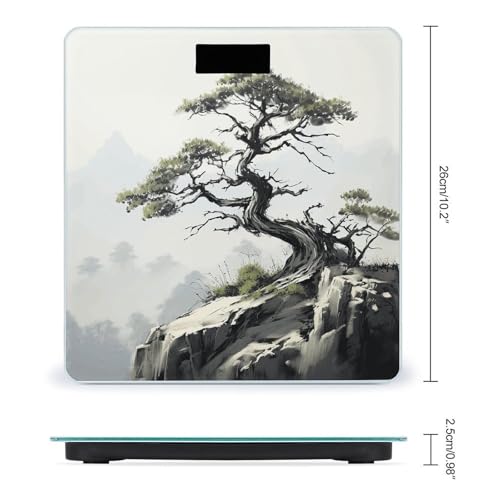 Balanza Digital de Baño con Vidrio Templado 400lb miniatura 2
