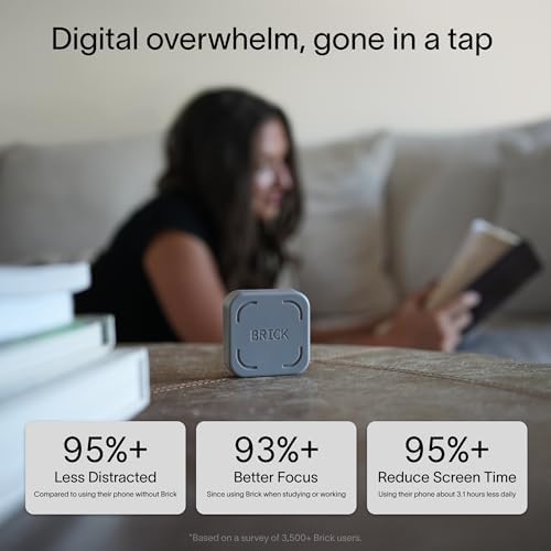 The Brick Phone Access Blocker Device for Cell Phones - Subscription-Free Phone Lock, Limits Smartphone Access, Reduces Screen Time & Improves Focus - High-Grade Magnet & Anti-Slip Silicone — view 2