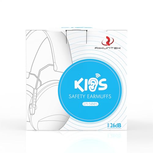RIIKUNTEK Protetores auriculares de segurança para crianças, protetores auditivos com cancelamento d