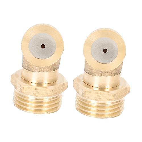 GANAZONO 2St Munstycke Högtrycksmunstycke Vattenslang Munstycke Utomhusslang Mässing Dimma Munstycken Sprutmunstycken Kylmunstycke Imma Munstycken Vatten Dimma Munstycke