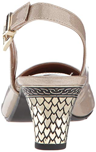 J.renee Womens Mayetta Taupe Pump - 8 W #TOP2