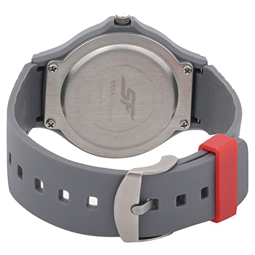 Image of SF Quartz Analog Black Dial Plastic Strap Watch for Men-NP7964PP10W