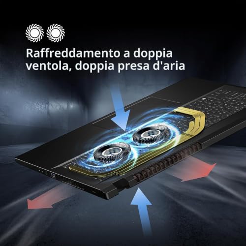 Nitro V Gaming Laptop | Processore Intel Core i5-13420H | GPU per notebook NVIDIA GeForce RTX 3050 | Display FHD IPS da 15,6 pollici | 8 GB DDR5 | SSD Gen 4 da 512 GB | WiFi 6 | KB - Notebook - Immagine 3