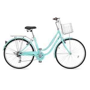 26″ Beach Cruiser Bike, Commuter Bicycle, 7 Speed/Linear