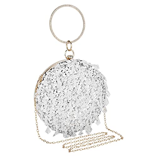 UBORSE Women Clutch Bag Vintage Crystal Beaded Evening Bag Rhinestone Clutch Evening Purse for Wedding Cocktail Party