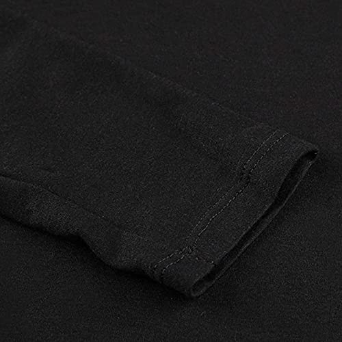 Girls Casual Tunic Tops Knot Front Long Sleeve Shirts Loose Soft Blouse T-Shirt Cotton Solid Crewneck Pullover Tops4